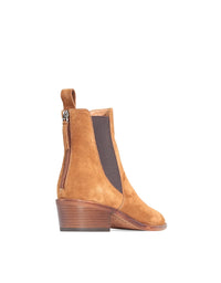 Ila Tobacco Suede Ankle Boot