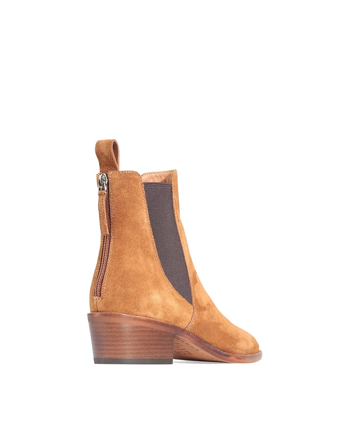 Ila Tobacco Suede Ankle Boot
