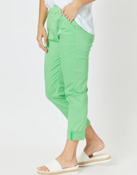 Isabella Cotton Pant Green