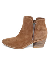 JOGE Ankle Boots Light Choc Suede