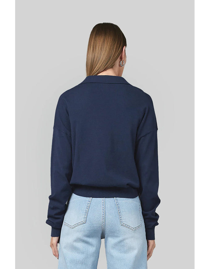 Rita Polo Top Navy