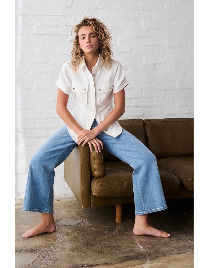 Palazzo Jean 70's Blue