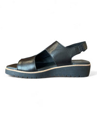 Kemma Sandals Black Leather