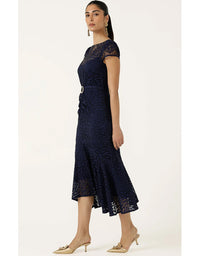 Affair Of Honour Dress - Navy Lace