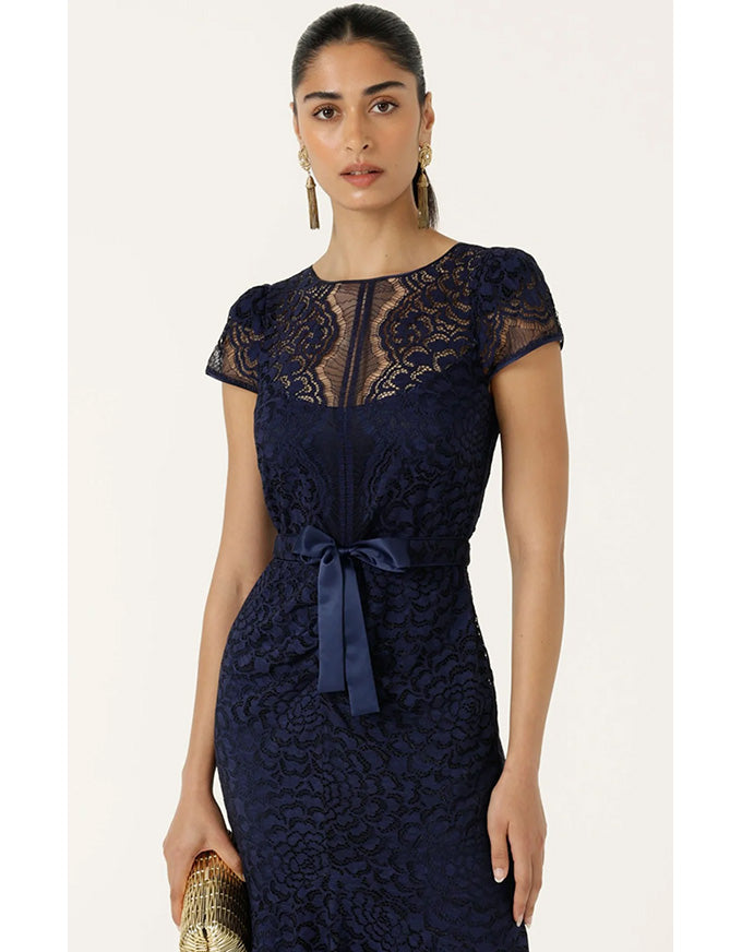 Affair Of Honour Dress - Navy Lace