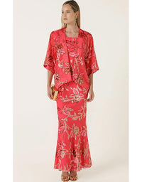 Aurelius Dress Watermelon Gold