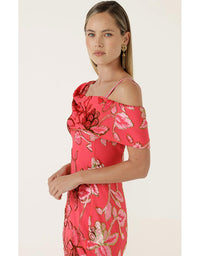 Aurelius Dress Watermelon Gold