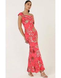 Aurelius Dress Watermelon Gold