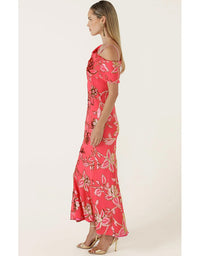 Aurelius Dress Watermelon Gold