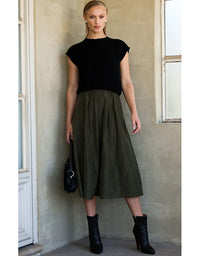 Bubble Knit Top Black