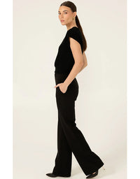 Bubble Knit Top Black