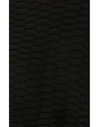 Bubble Knit Top Black