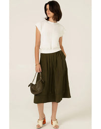 Bubble Knit Top Ivory