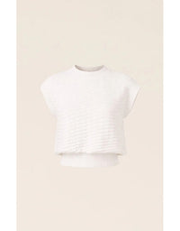 Bubble Knit Top Ivory