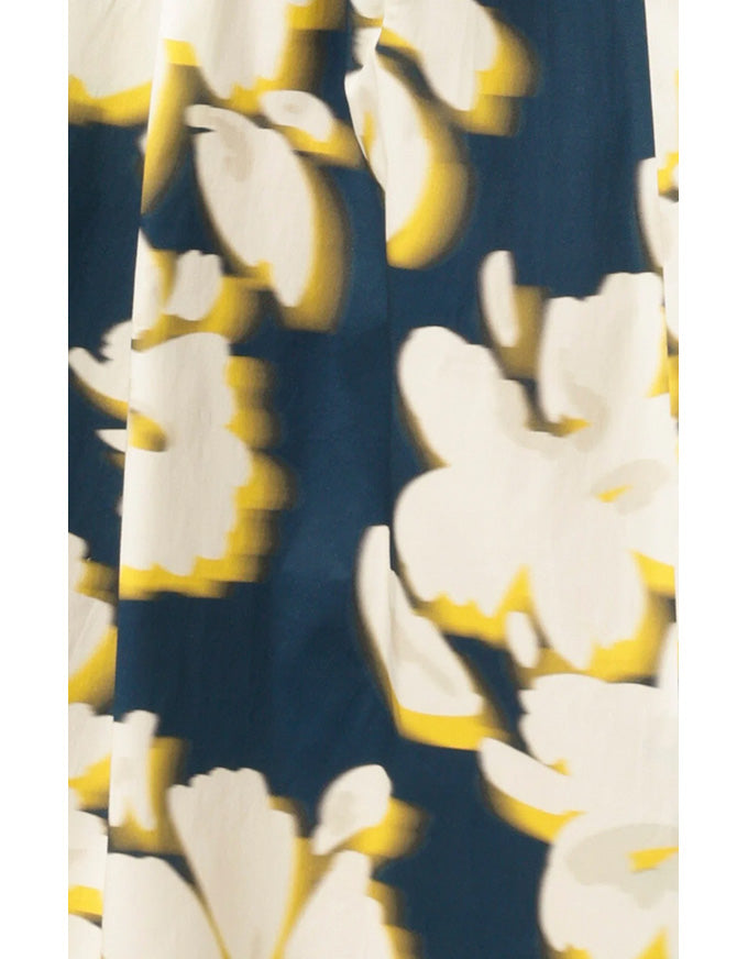 Chamonix Skirt Navy/Yellow/White