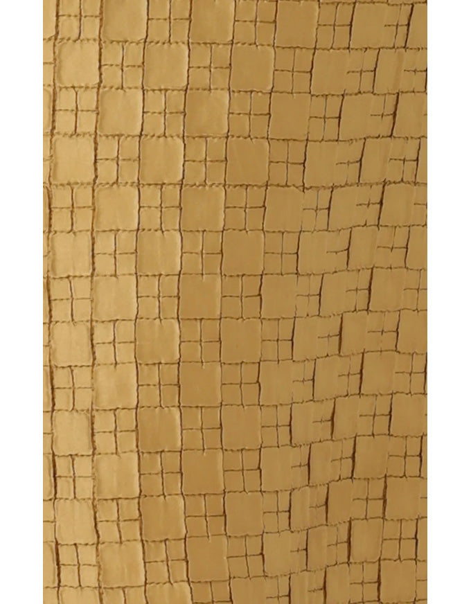Crown Wrap Dress - Gold