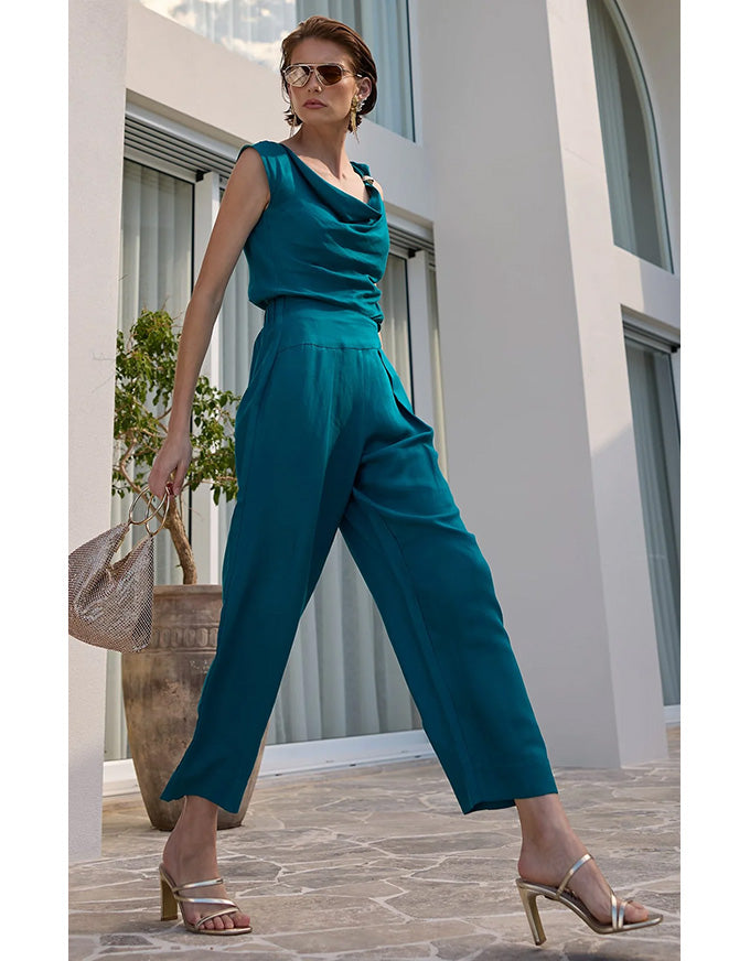 Corfu Pant Peacock