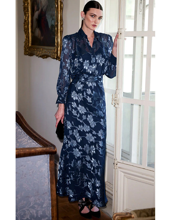 Elphine Blouse Navy Blue