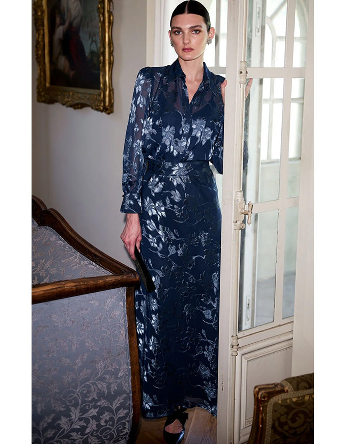 Eliza Skirt Navy Blue