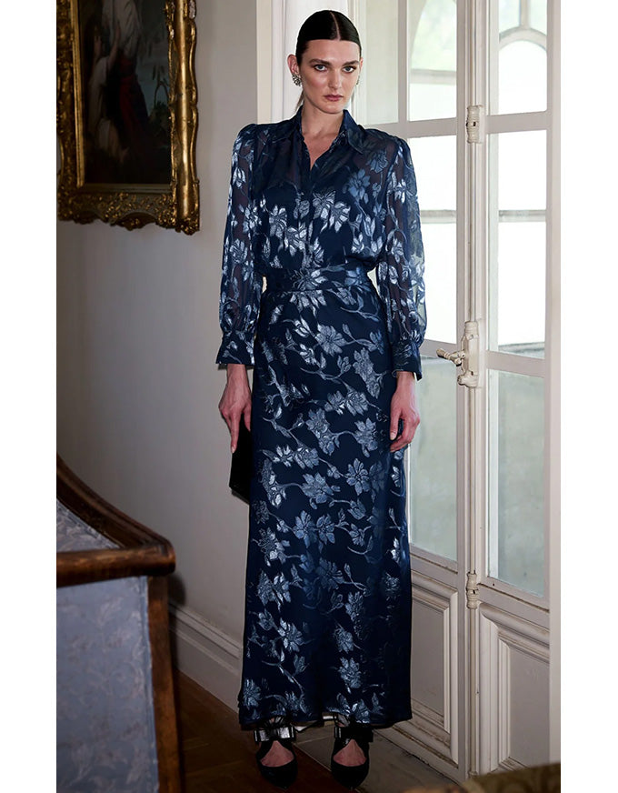 Eliza Skirt Navy Blue