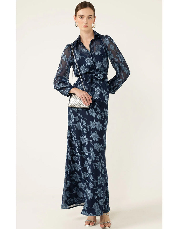 Eliza Skirt Navy Blue