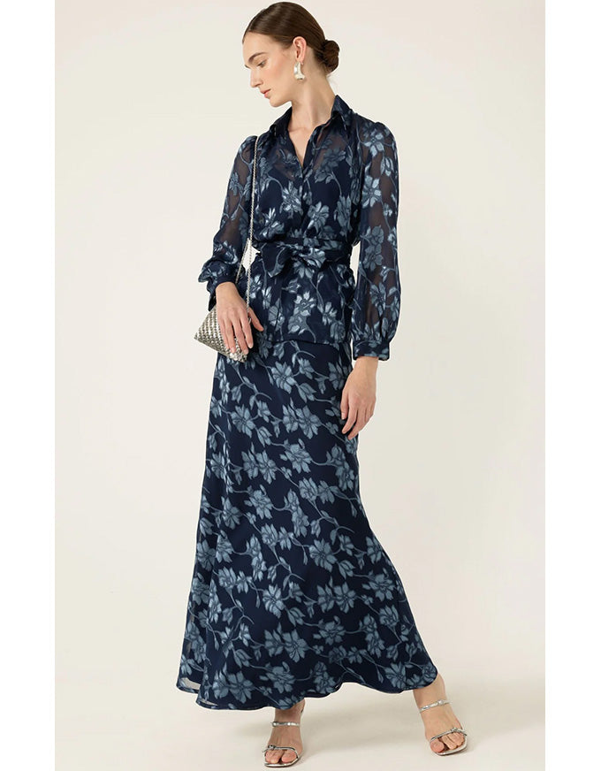 Eliza Skirt Navy Blue