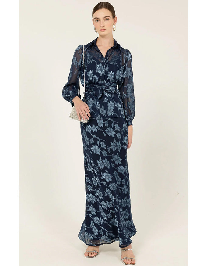 Elphine Blouse Navy Blue