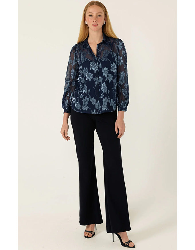 Elphine Blouse Navy Blue