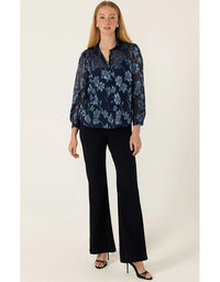 Elphine Blouse Navy Blue
