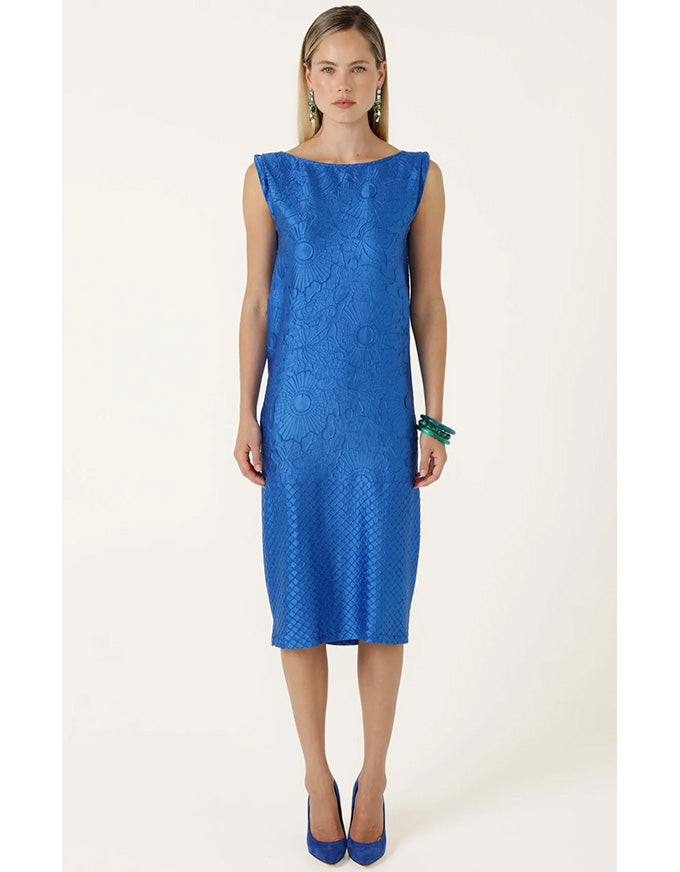 Gentian Reversible Dress Blue