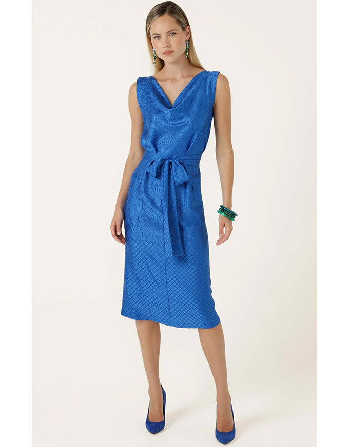 Gentian Reversible Dress Blue