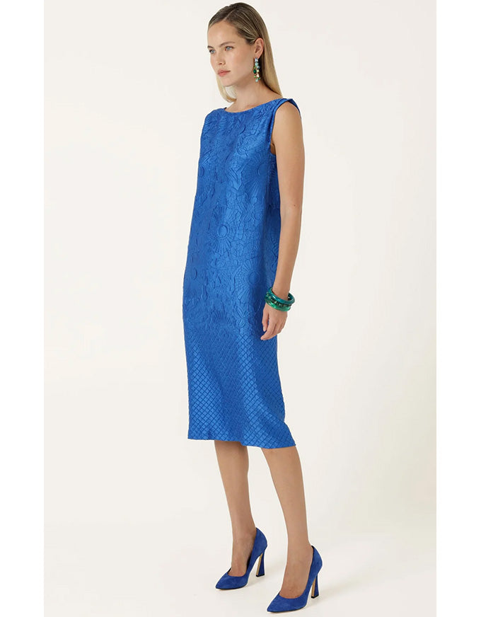 Gentian Reversible Dress Blue