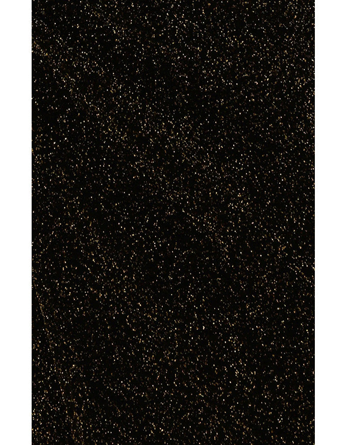 Lenora Midi Dress Black Gold Lurex
