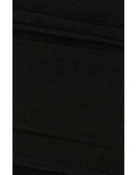 Close-up of a black fabric texture