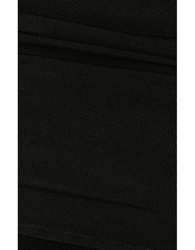 Close-up of a black fabric texture