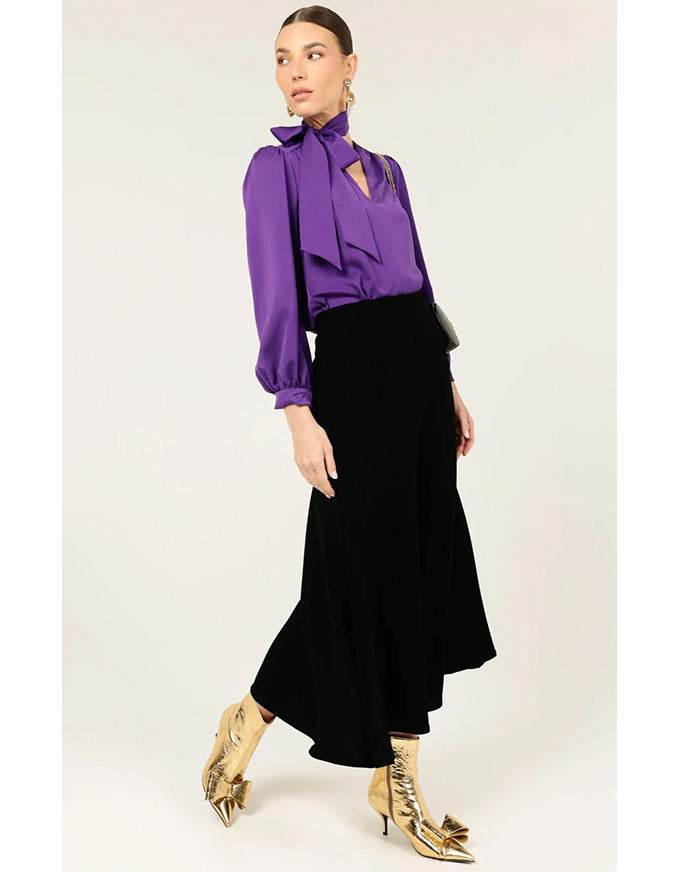 Angie A-Line Skirt Black - Australian Made