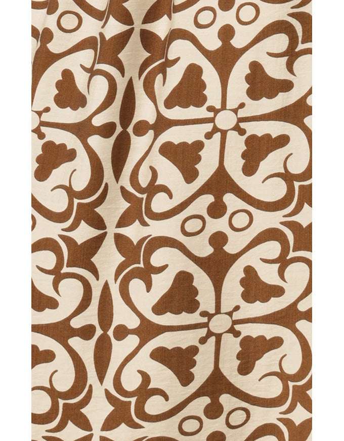 Sand Dune Dress Toffee/Cream