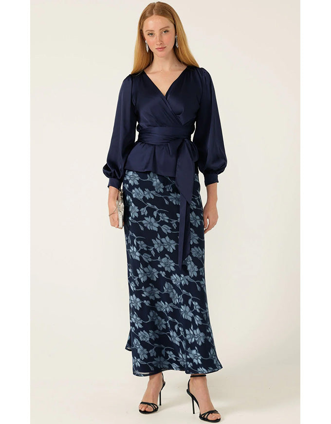 Eliza Skirt Navy Blue