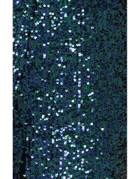 Sequin Palazzo Pant - Peacock