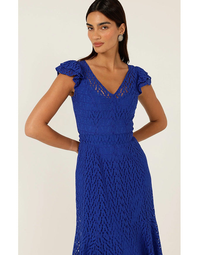 Sienna Sunset Dress Marine Lace