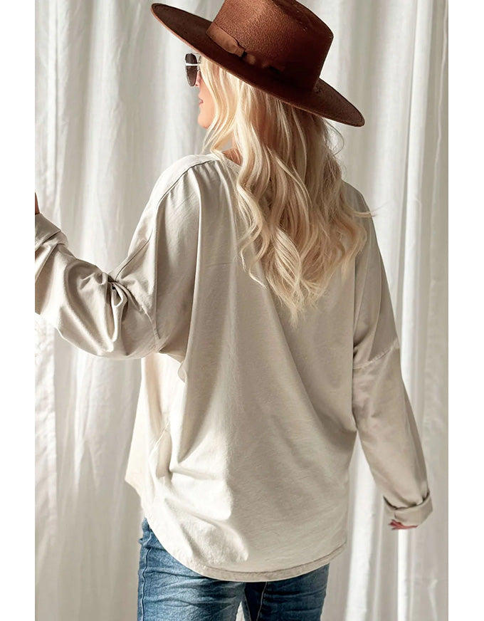 La Vie Tee Beige