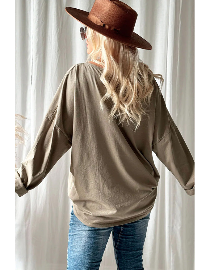 La Vie Tee Taupe