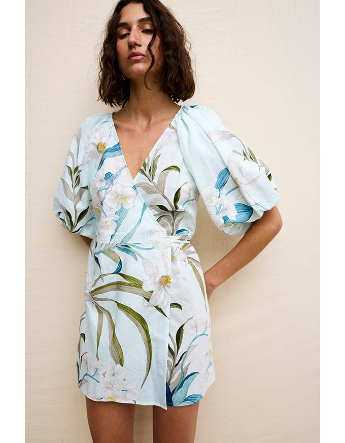 Lailah Wrap Dress Portofino