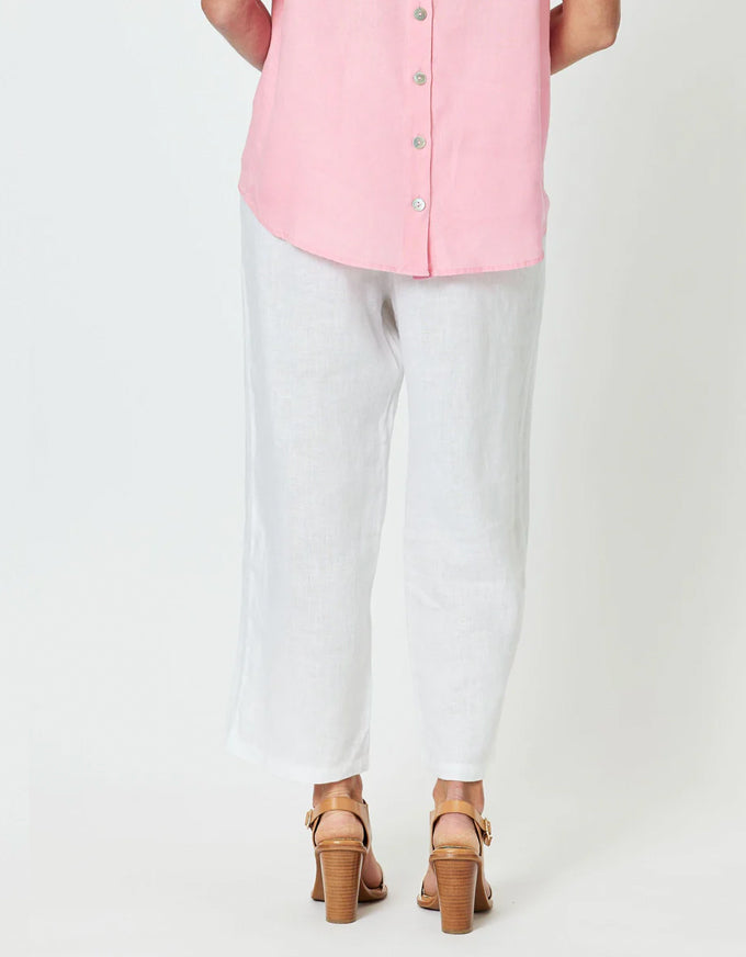 Lara Wide Leg Pant White