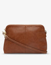 Burbank Crossbody Large Tan Pebble