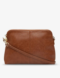 Burbank Crossbody Large Tan Pebble