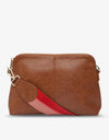 Burbank Crossbody Large Tan Pebble