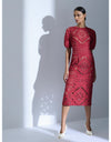 Letitia Midi Dress Garnet