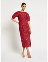 Letitia Midi Dress Garnet