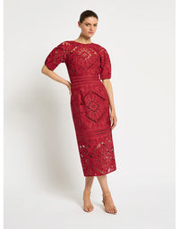 Letitia Midi Dress Garnet
